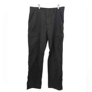 Size 36X34 Gray Wrangler Relaxed Fit Cargo Pants
